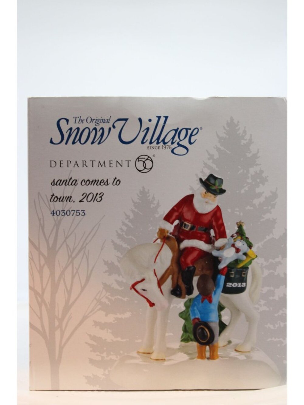 Dept 56 Snow Village - Santa Comes to Town 2013